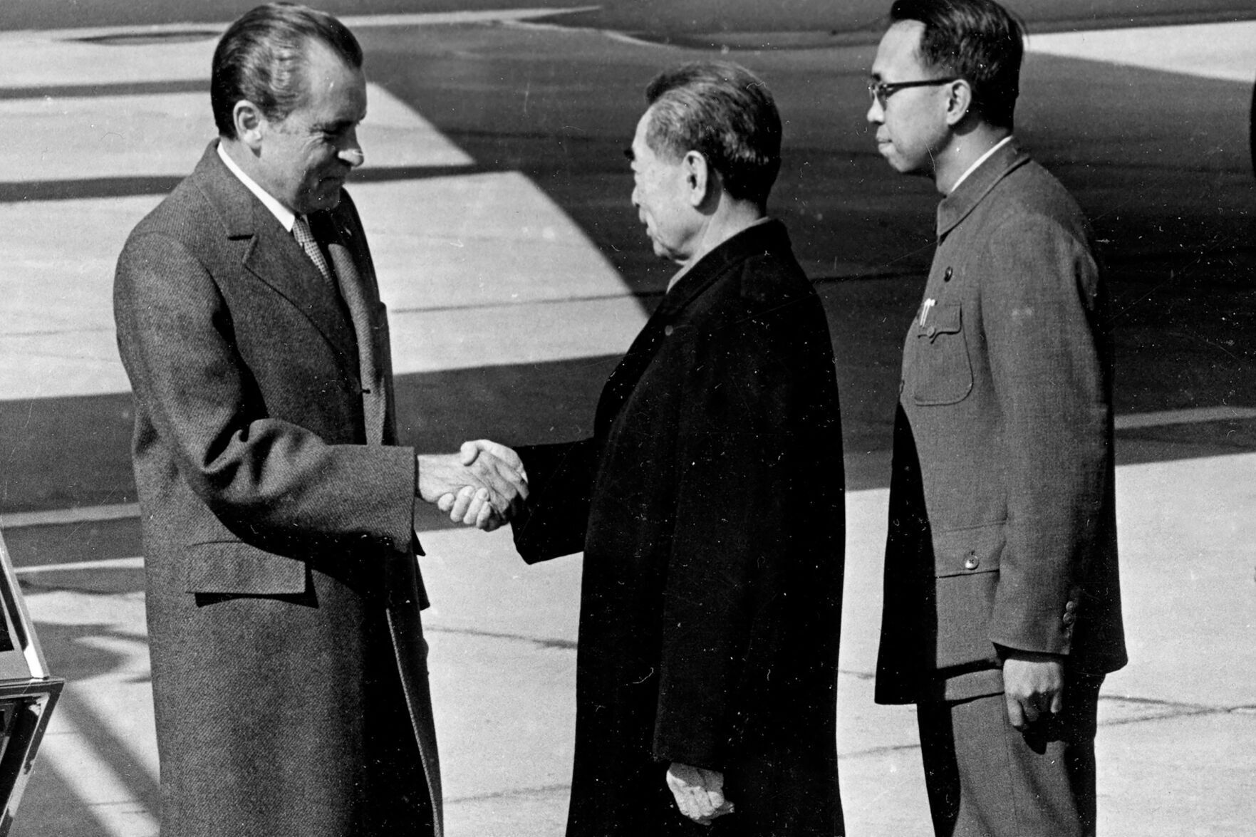 1972: Richard Nixon and Zhou Enlai